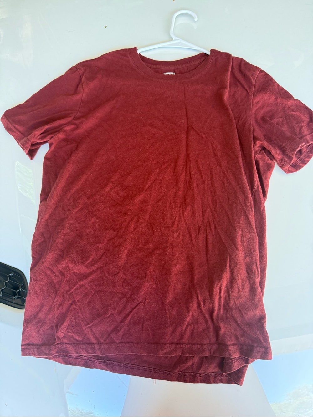 Sonoma Boys Short Sleeve Tee Burgundy Red